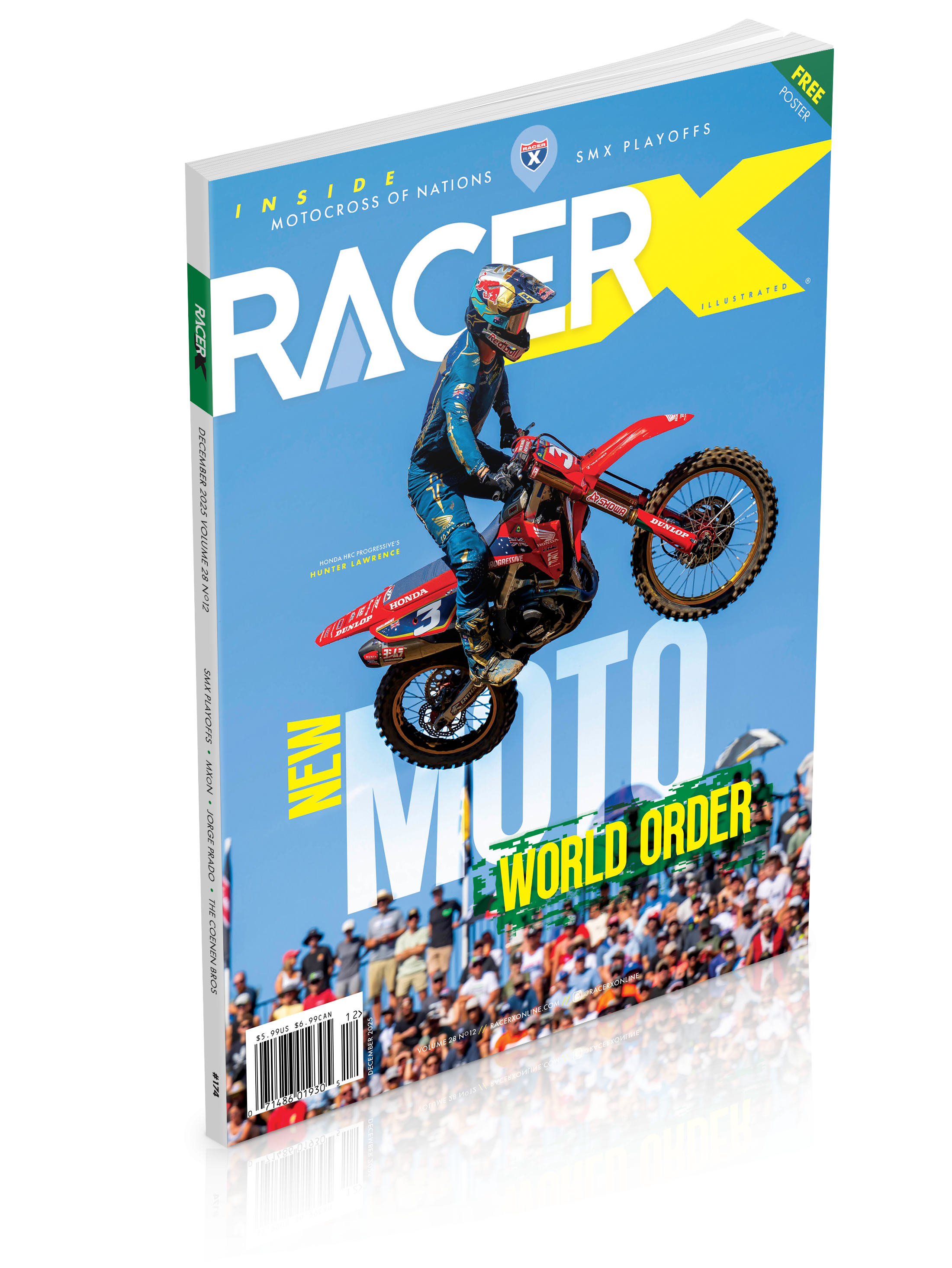 The December 2025 Issue of Racer X Illustrated Motocross Magazine