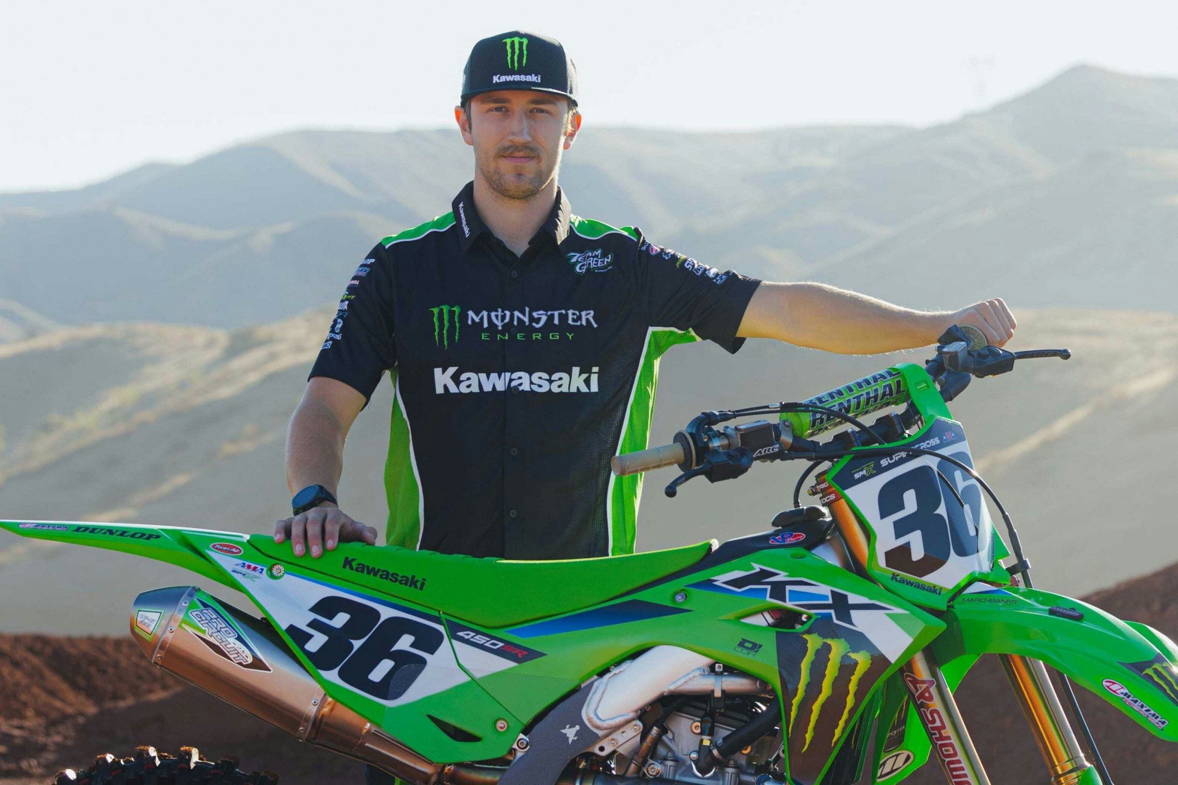 Marchbanks on Kawasaki 450 Spot: