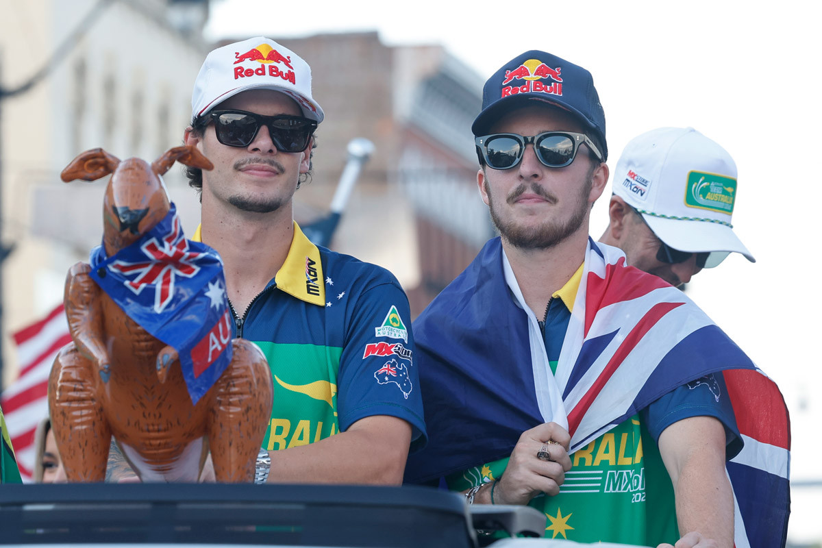 Jett (left) and Hunter (righty) are among the fastest brothers on the planet.