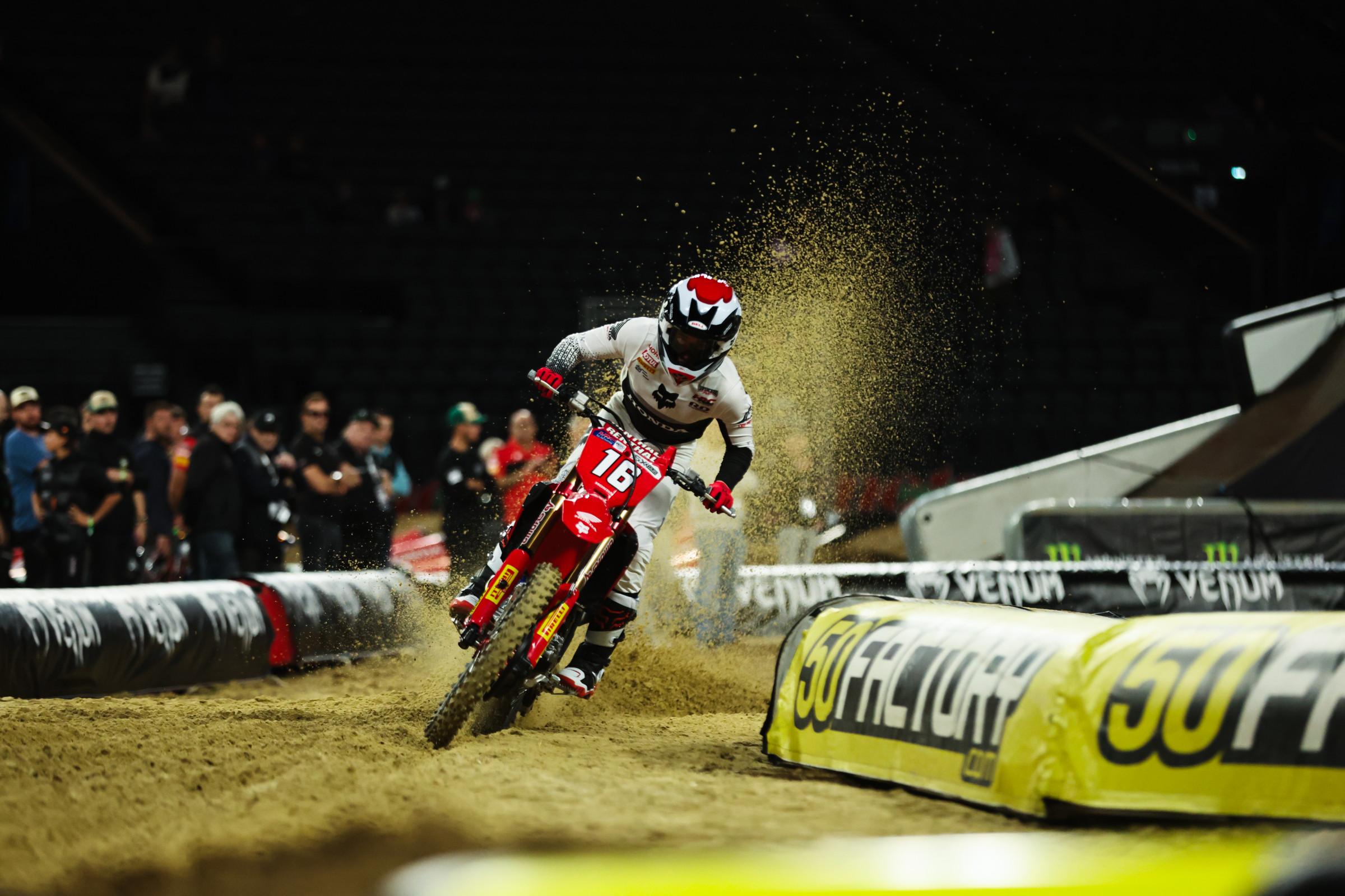 Tom Vialle during Friday's Paris SX press day.