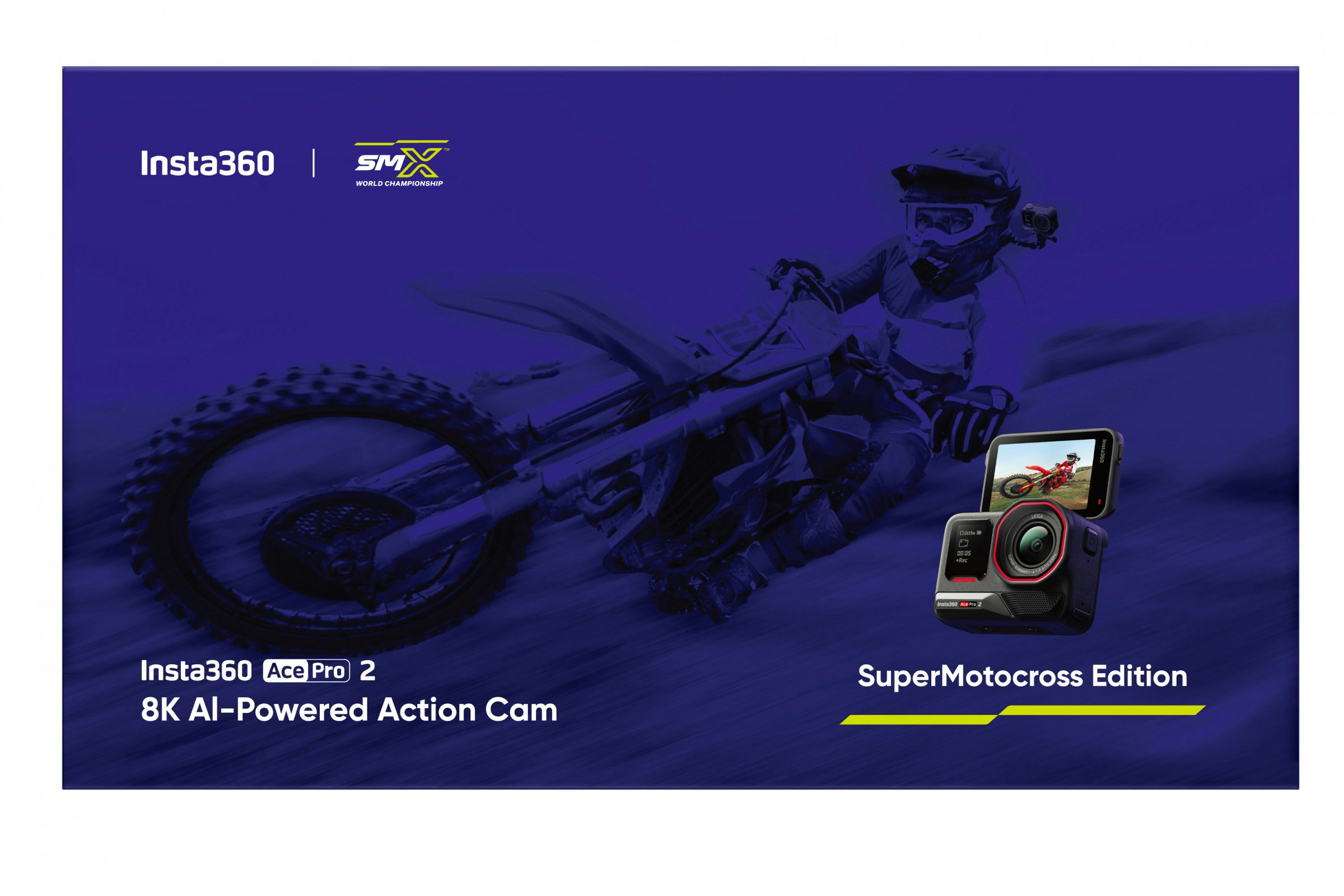 Insta360 and the SMX World Championship Partner for Insta360 Ace Pro 2 SuperMotocross Edition