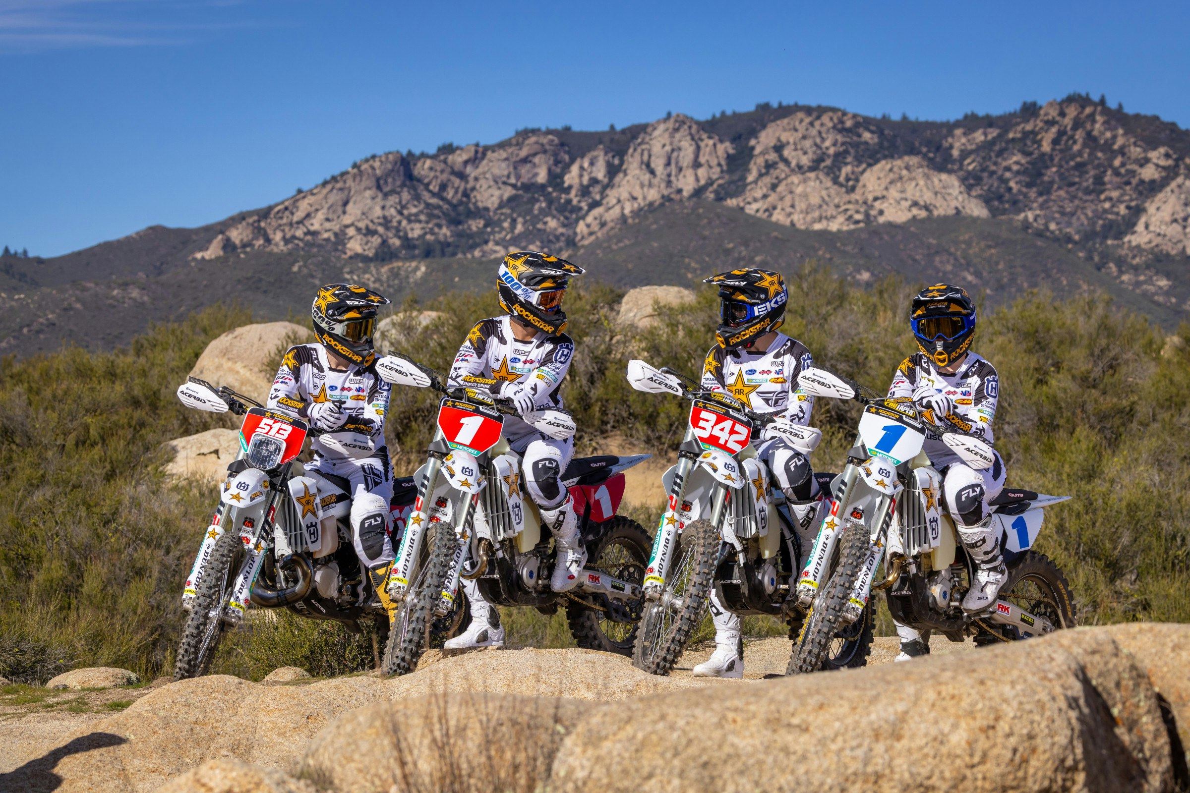 Rockstar Energy Husqvarna Factory Racing Reveals 2026 Offroad Roster