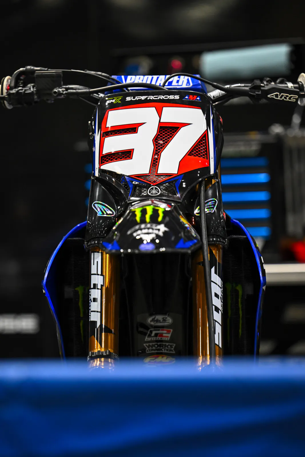 Cole Davies' Yamaha YZ250F