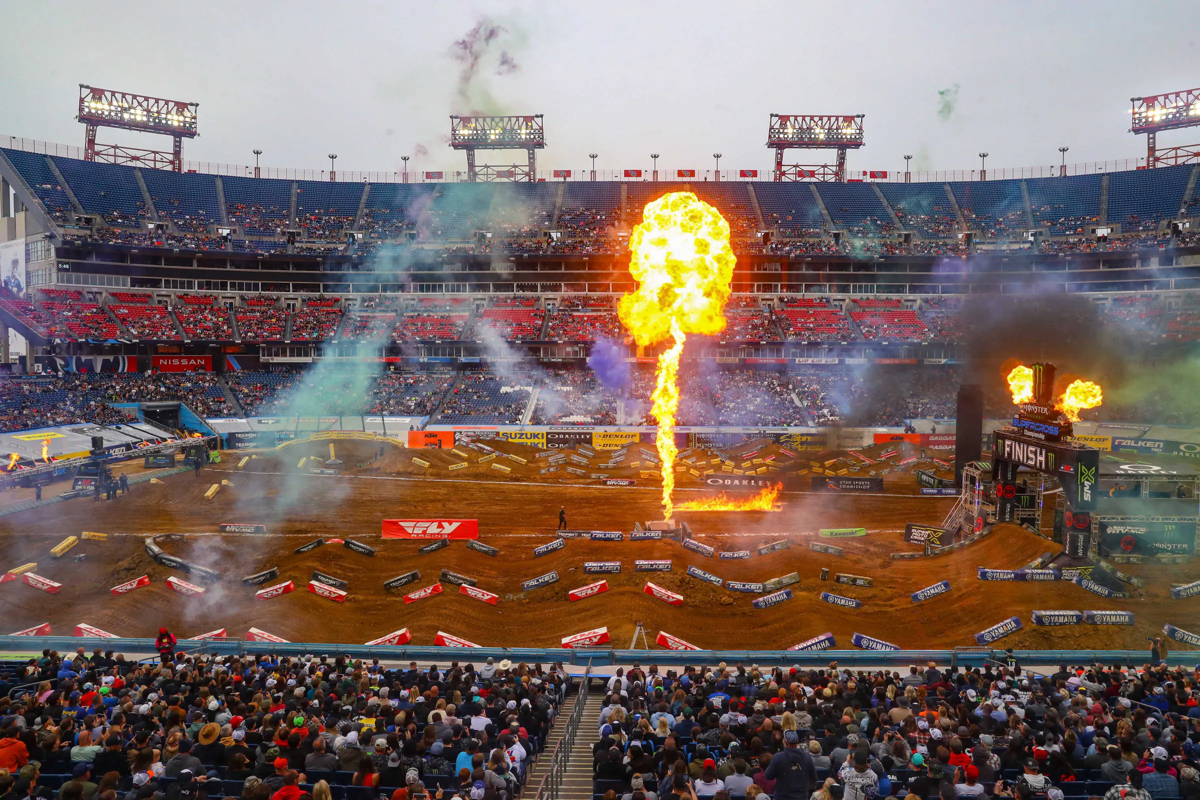 Nashville SX is a Day Race: Race Day Live Starts at 9 a.m. Eastern, Heats at 3 p.m. Eastern