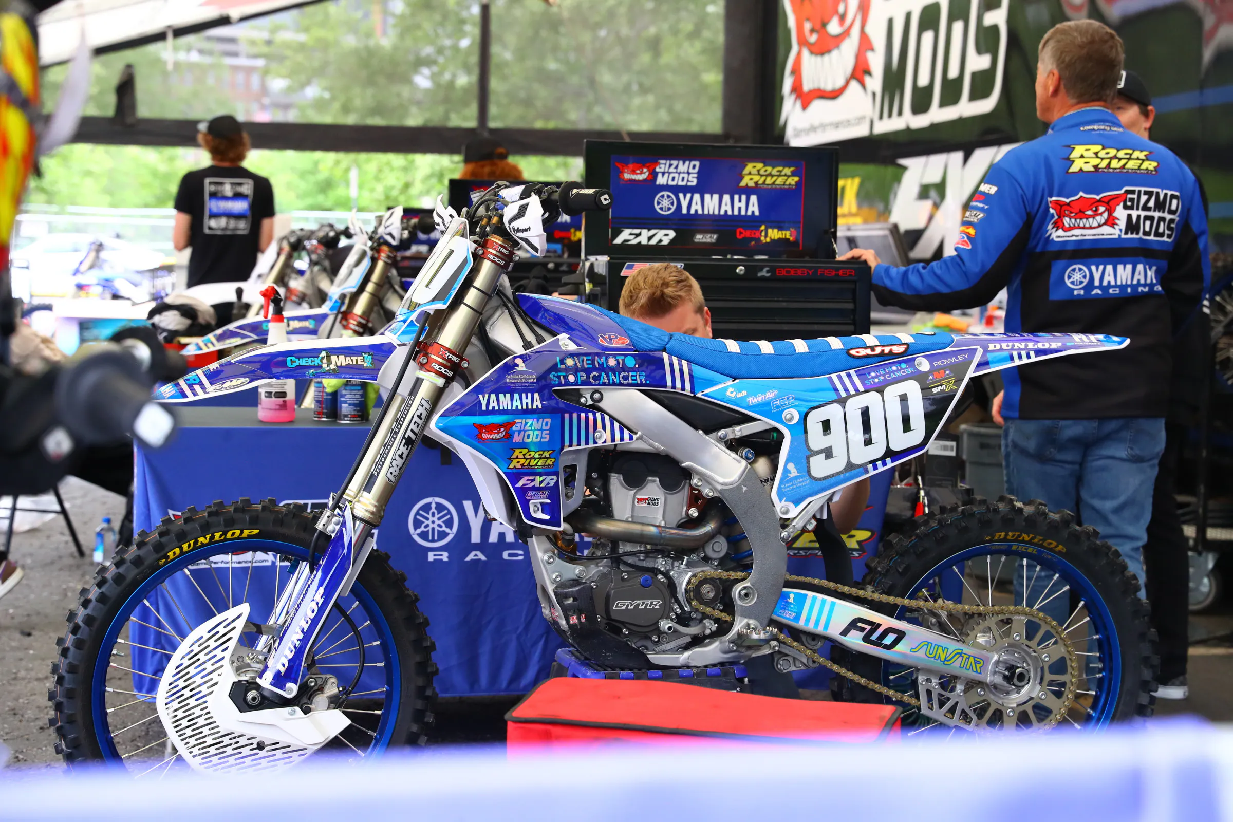 Keegan Rowley's St. Jude bike.