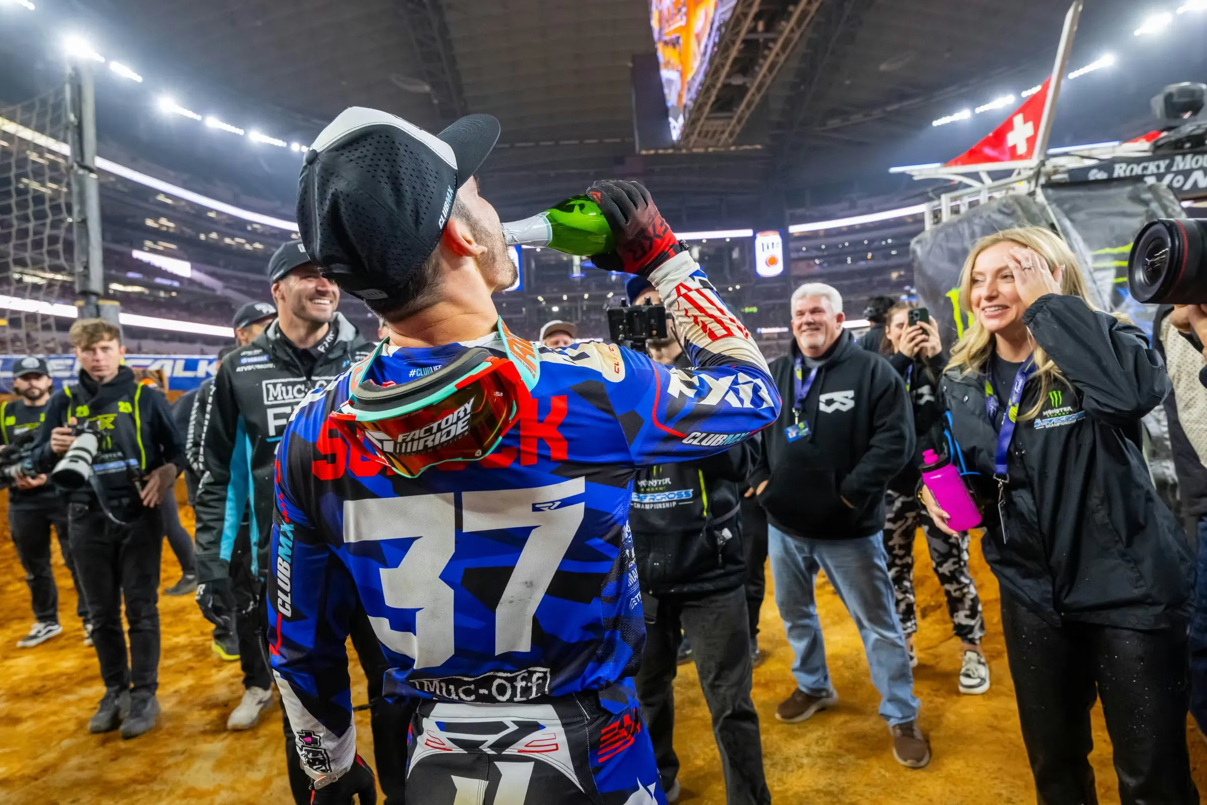 Coty Schock at the 2025 Arlington SX.