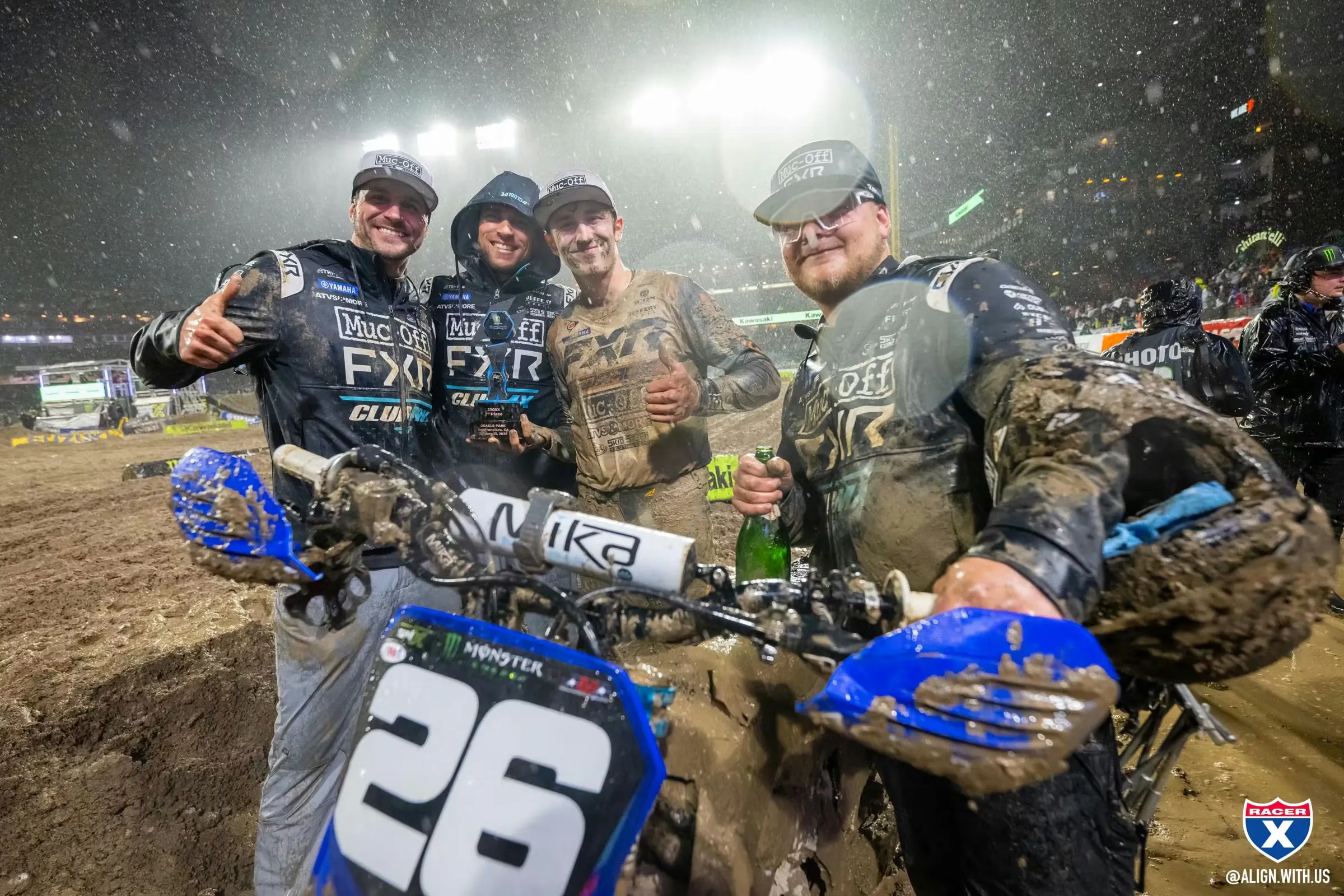 Marchanks at the 2024 San Francisco SX. Poor Phil finished fourth...this was almost a #36 photo!!