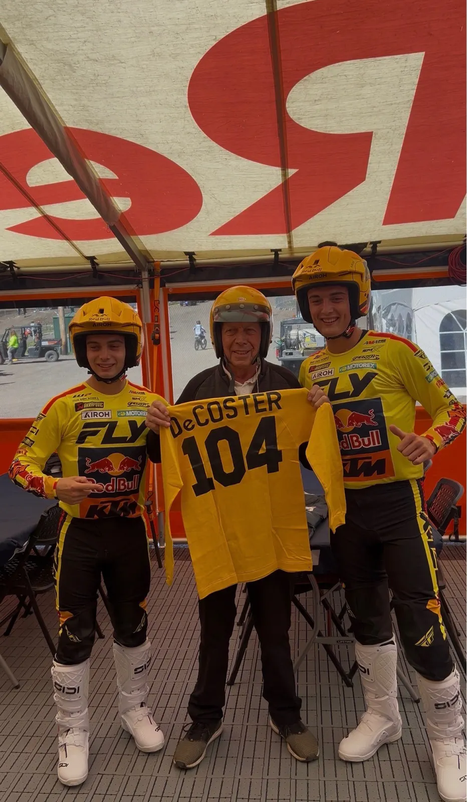 Sacha Coenen, Roger De Coster, and Lucas Coenen.