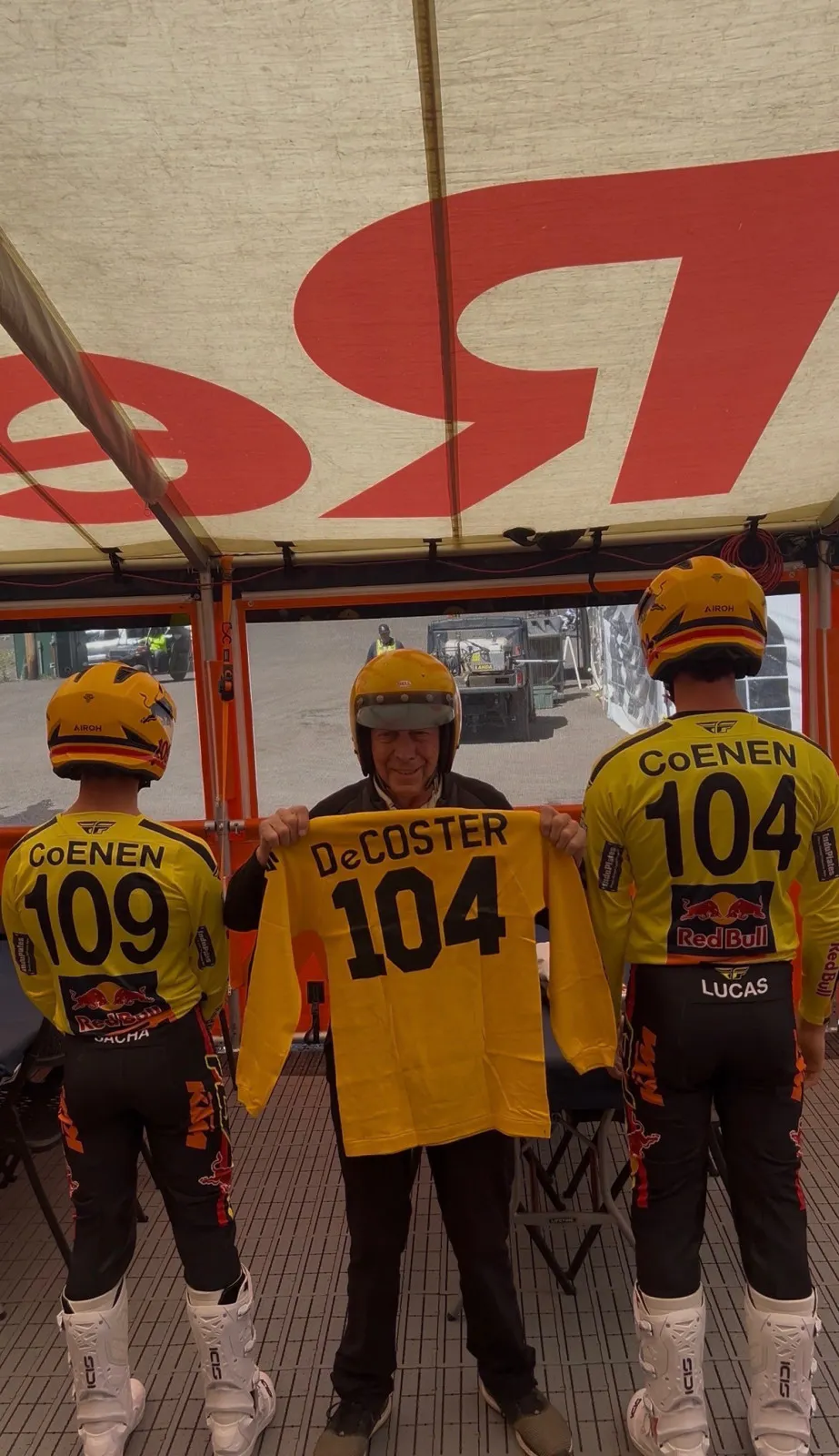 Sacha Coenen, Roger De Coster, and Lucas Coenen.