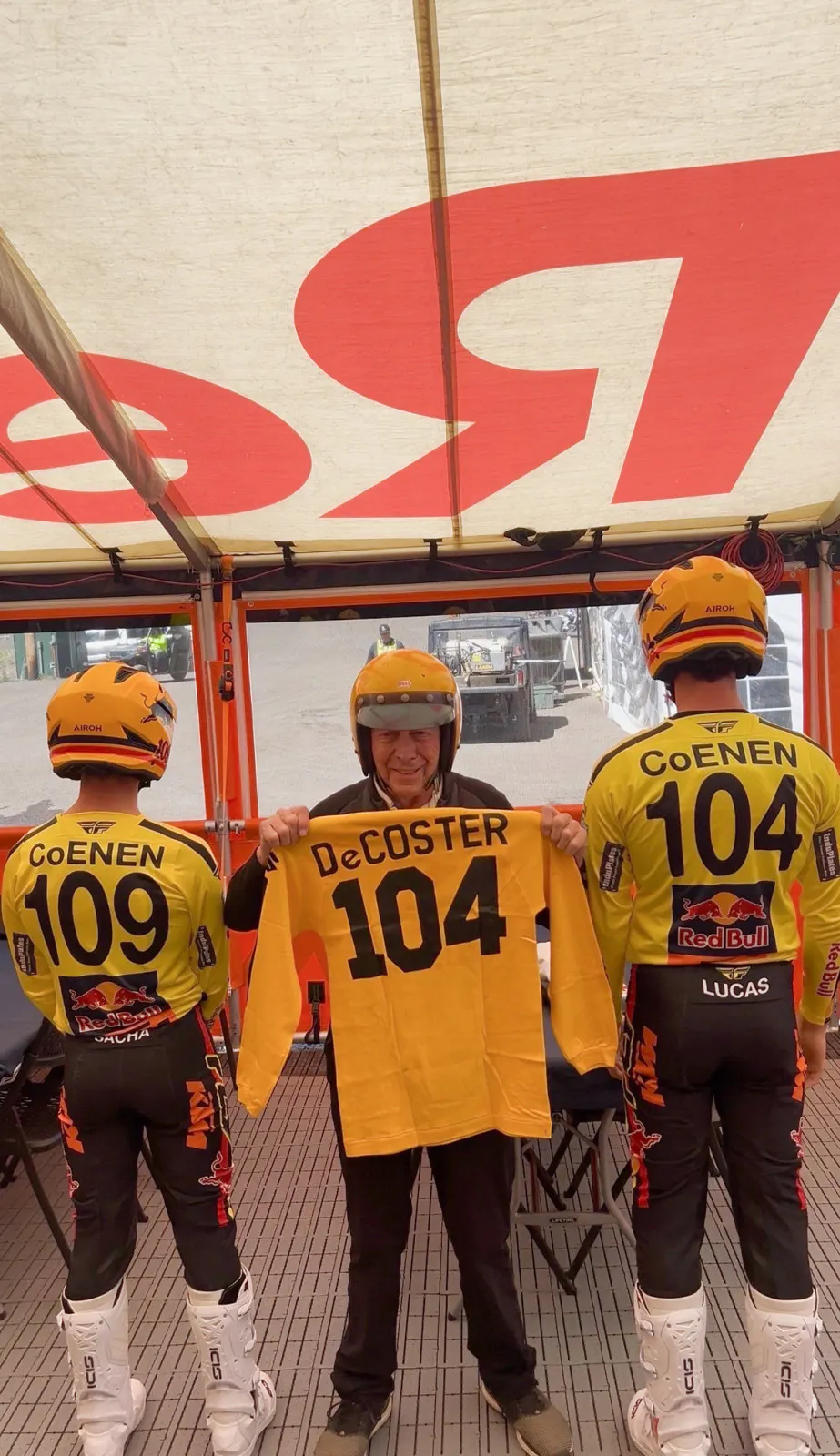 Sacha Coenen, Roger De Coster, and Lucas Coenen.
