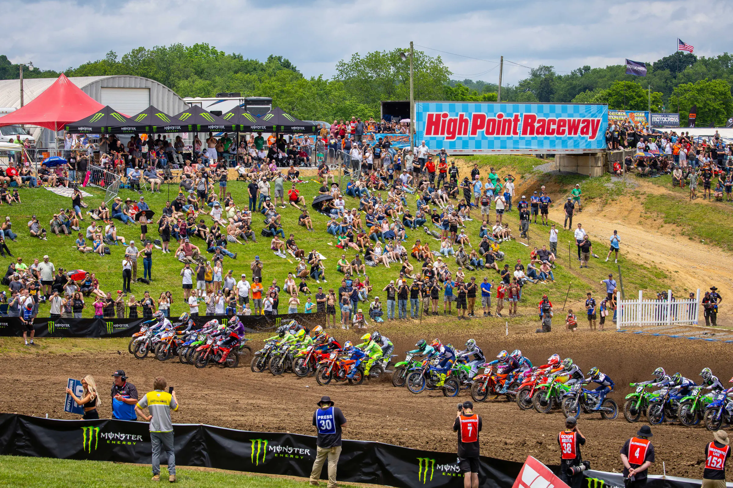 High Point National Full Pro Motocross and WMX Race Day Schedules