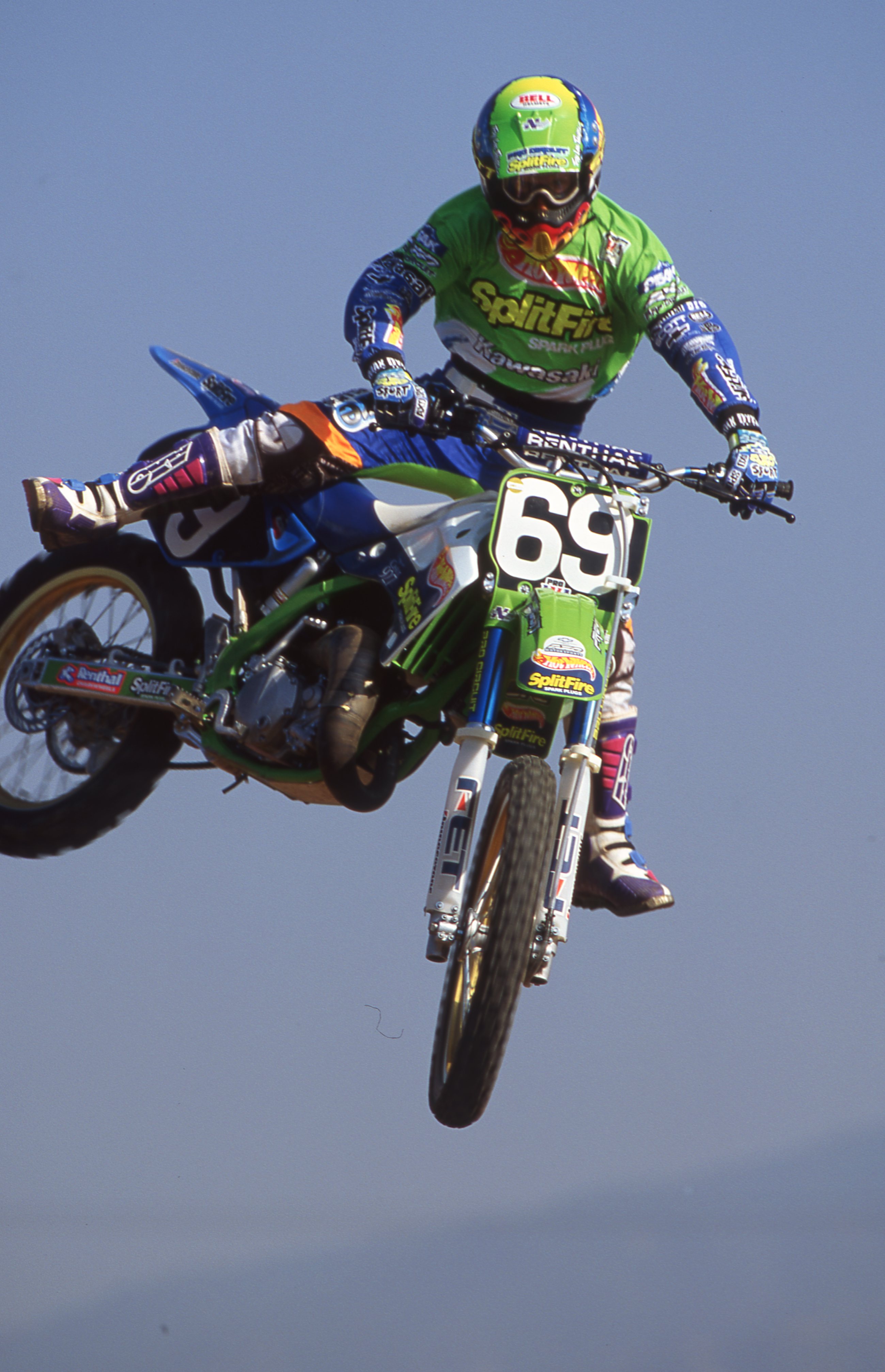 Gaddis at work in the California hills.