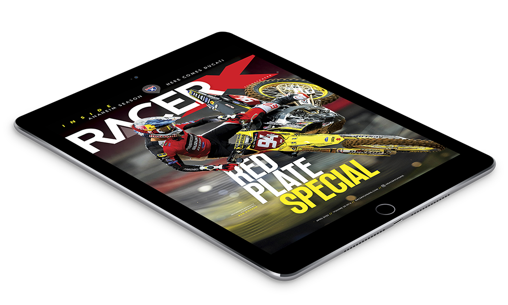 Racer X Illustrated April 2025 on iPad