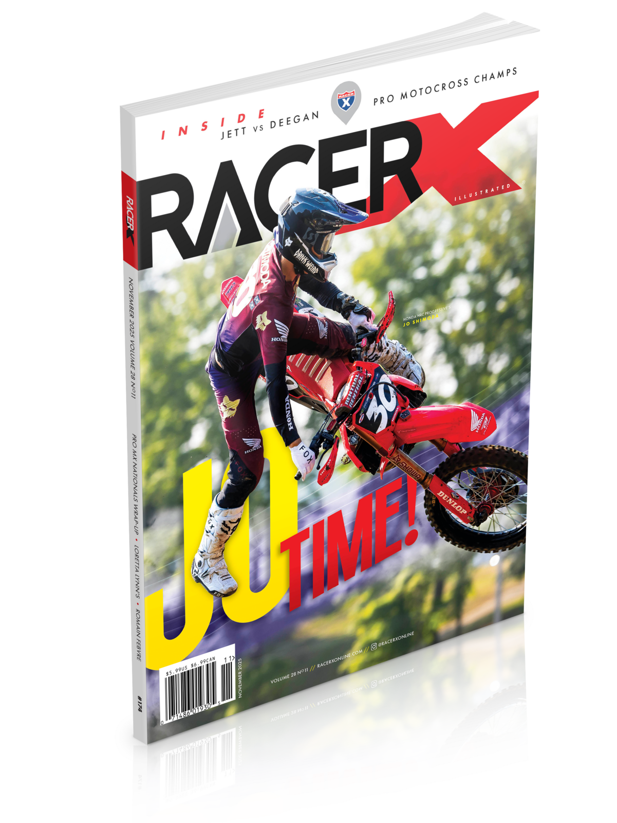 Racer X Illustrated November 2025 Issue Cover