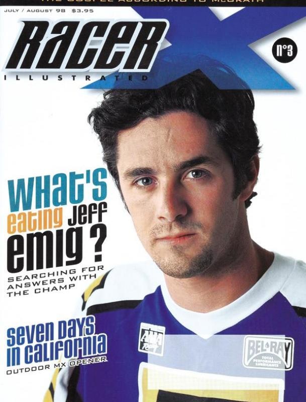 The July/August 1998 Issue - Racer X Illustrated Motocross Magazine