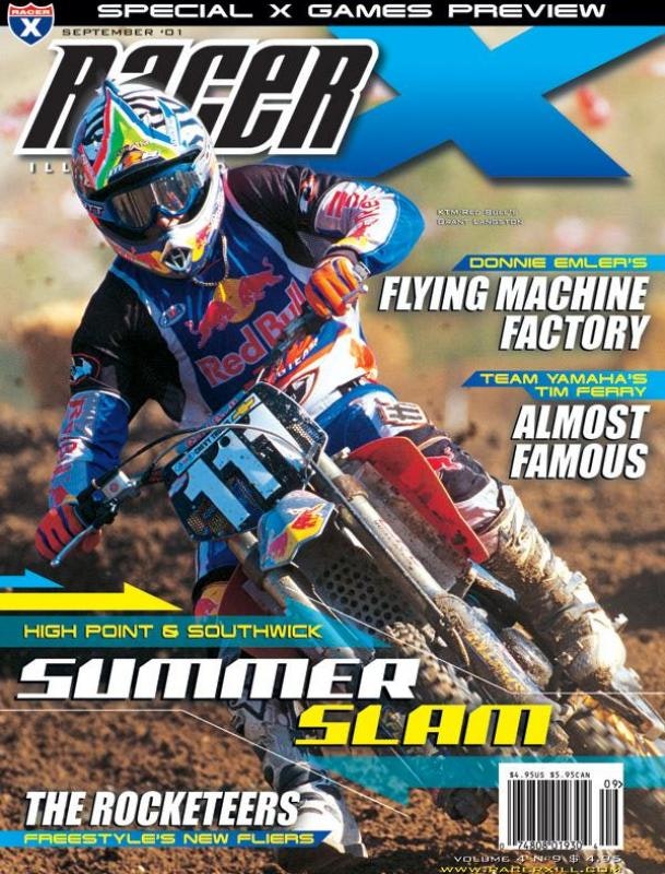 The September 2001 Issue - Racer X Illustrated Motocross Magazine
