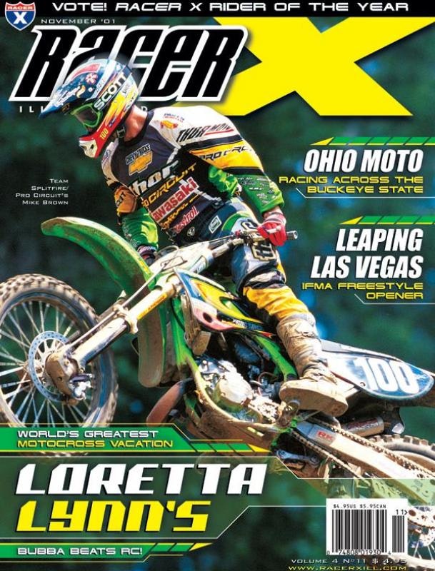 The November 2001 Issue - Racer X Illustrated Supercross Magazine