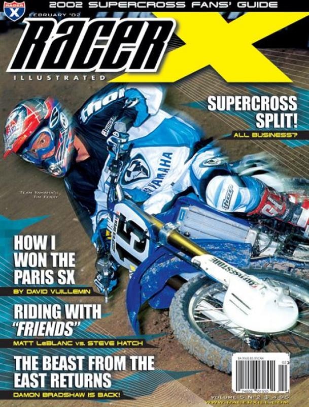 The February 2002 Issue - Racer X Illustrated Supercross Magazine