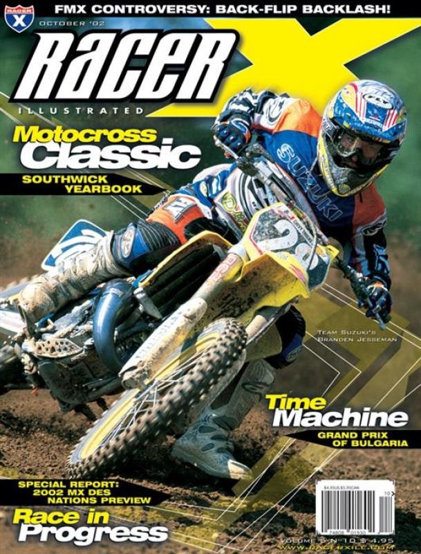 The October 2002 Issue - Racer X Illustrated Motocross Magazine