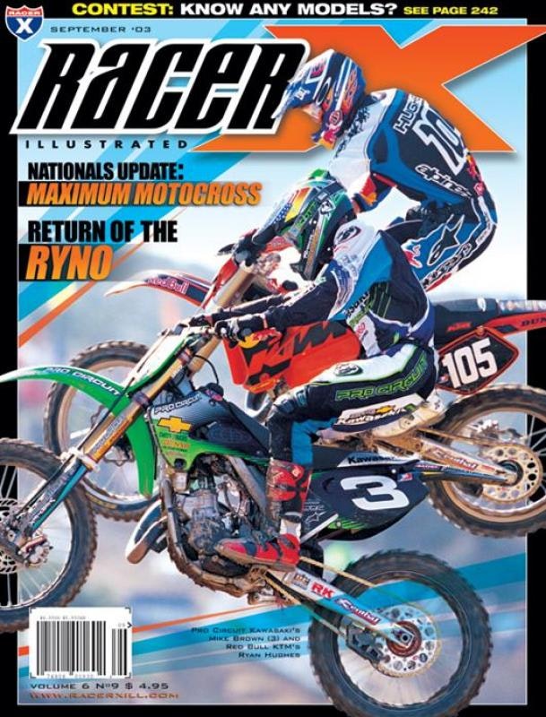 The September 2003 Issue - Racer X Illustrated Motocross Magazine
