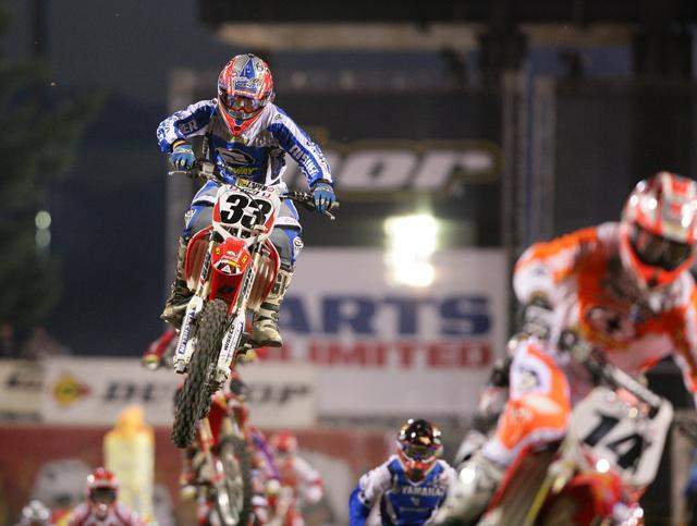 Another strong season, and yet another number in the 30s! Here we have JT$ sandwiched in between Reedy and KW at the Vegas Supercross.