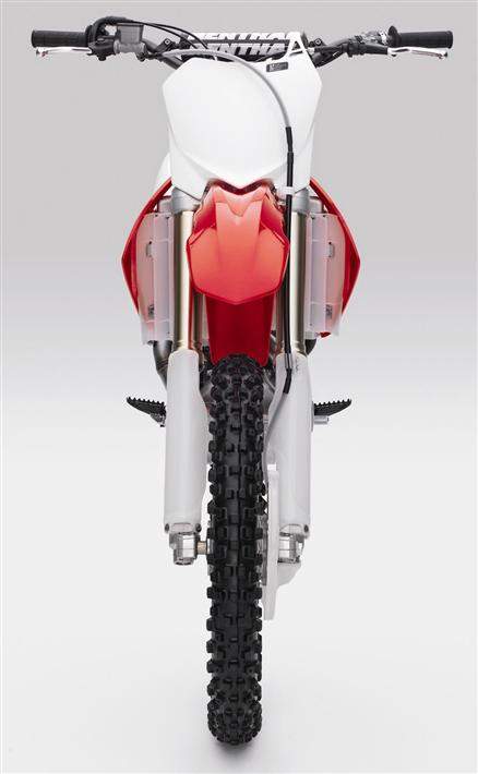 Even the grips are new. The front end looks much different for 2009.