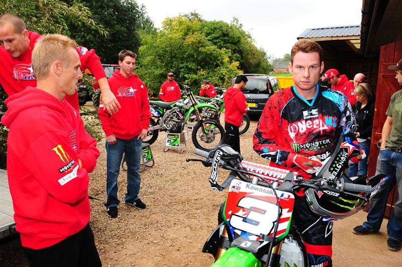 Team USA's MX3 rider, Timmy Ferry, puts on his game face.