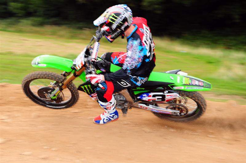 Timmy Ferry doing likewise with his MX3 KX450F.