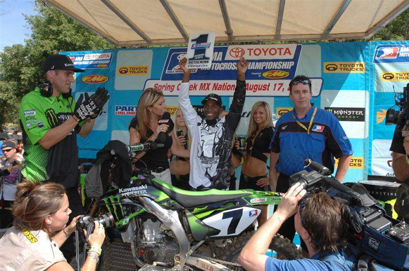 Two years ago the notion of Bubba having a perfect season seemed pretty far off. Bubba’s clean sweep in the 2008 AMA Toyota  motocross championships proved he has finally sharpened his focus. James was awesome this summer.