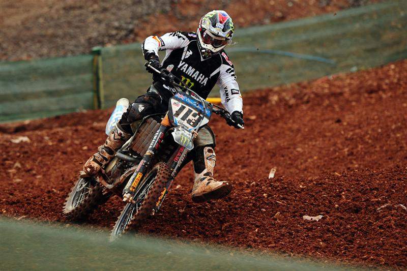 Josh Coppins had his best ride of the weekend in the final moto, finishing sixth.