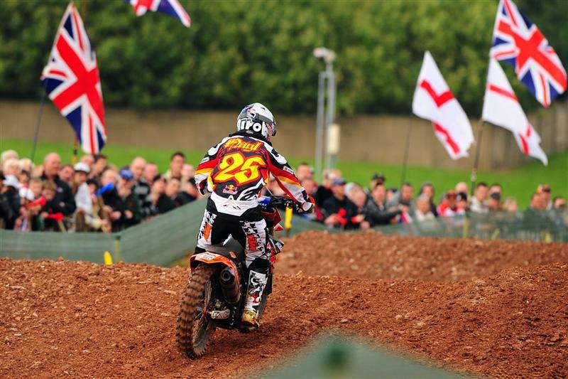 Germany's Max Nagl finished a quiet yet impressive third in the final moto.