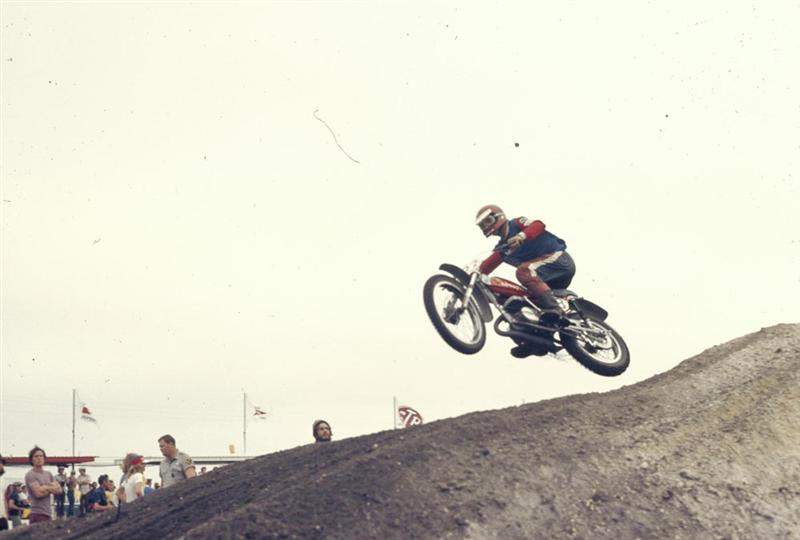 My dad. Daytona was a special place for me because I watched my dad build the track, test it out a little bit, and then race against the best in the world. I got to ride around out there sometimes on my minibike and sort of dreamed about what it would be like to race there as an adult. I eventually grew up and won the race in 1984, but I still felt like a kid compared to guys like DeCoster, Weinert, Hannah and Karsmakers.