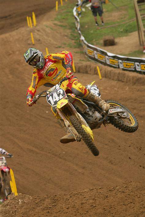 Suzuki raised eyebrows when they promoted B class support rider Ryan Dungey all the way into the factory semi for Millville 2006. On his home track, the Minnesota native went 8-8 for seventh overall in his debut. Two years later, he won the Millville overall.