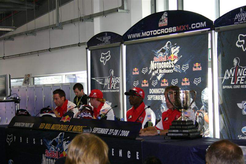 The defending MXoN champions, Team USA.