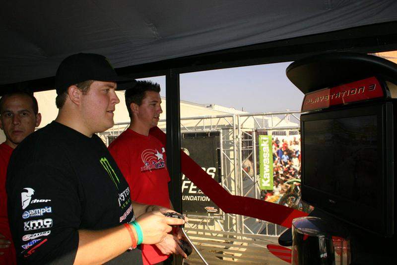 Pro Circuit's Kyle Bentley is hard at work playing MX vs. ATV Untamed