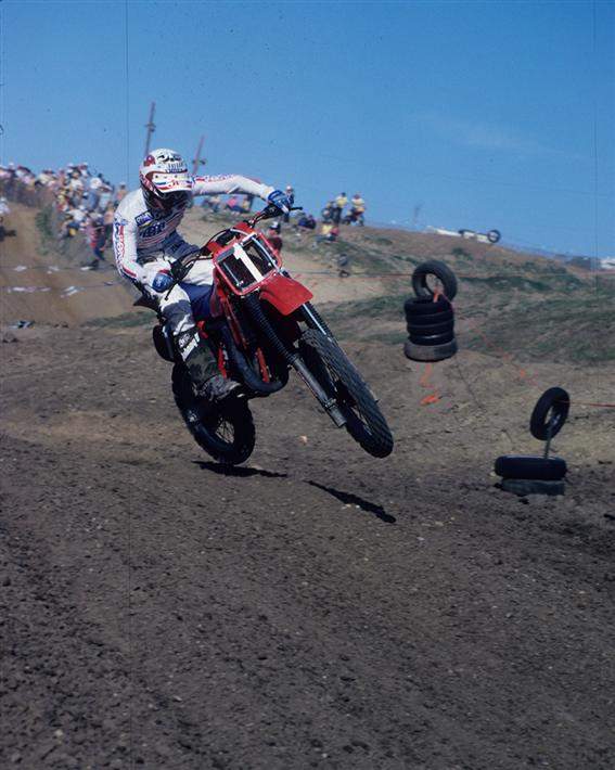 Here we have the O’Show back at a Golden State National back in 1983. This guy personified style. I mean, just check out those camouflage boot gators. A part of me wishes those would come back. Anyways, Johnny’s ride at the 1986 Motocross Des Nations remains the most incredible ride on a 125cc machine in motocross history.