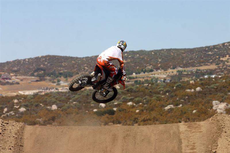 “The 150 was a really cool bike. It felt like the 125 but had way more torque. I didn’t have to clutch it as much coming out of the turns but it would still scream up top. If there were a class for just these bikes I would get one and race it. I had so much fun on this bike.”