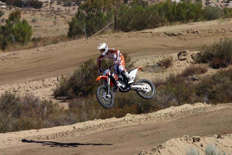 “One of the best things about riding two-strokes again is how quickly they react. I could be on one side of the track and just flick it over to the other side, no problem. You can make these bikes go wherever you want to. It was cool to ride them again.”