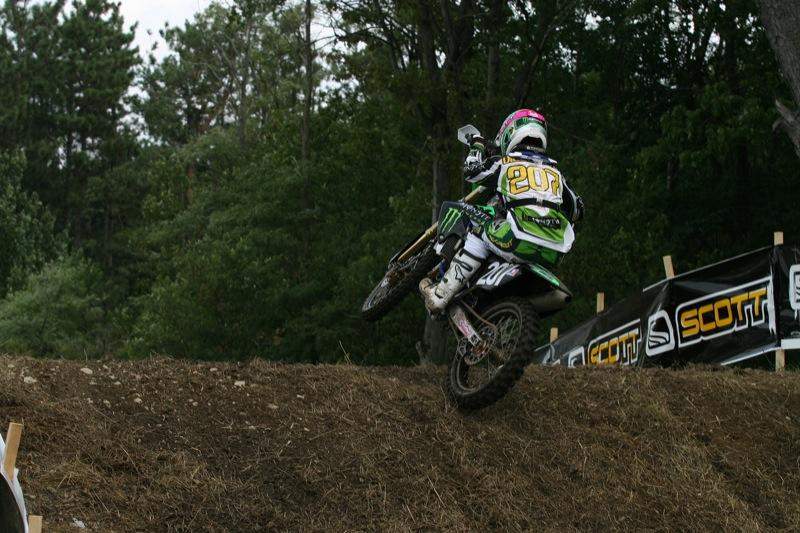 2005 AMA Horizon Award winner Ryan Villopoto skipped Millville to have more time to test with his pro team, Monster Energy/Pro Circuit Kawasaki. Bad starts held him to 14-16 scores and 15th overall, but two weeks later he went 2-2 for second overall at Glen Helen.