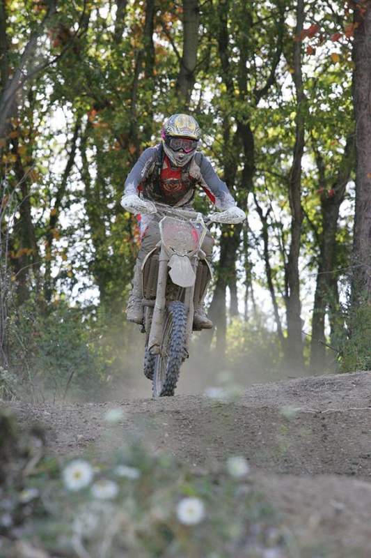 Josh Strang led for a majority of the race but was passed by his teammate with a lap to go.