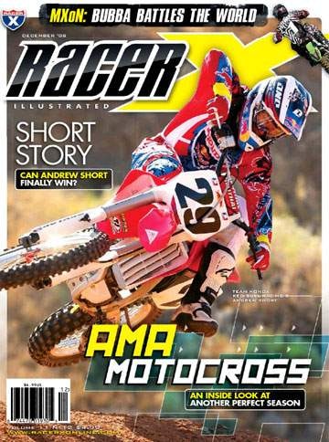 The December 2008 Issue - Racer X Illustrated Motocross Magazine