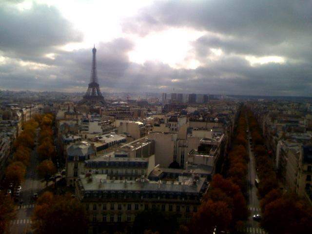 View from the Arc de Triomphe