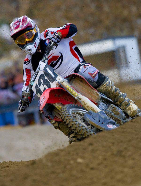 Old pro racers don't retire, they just race REM on the weekends. Tony Amaradio started strong both motos and finished seventh overall.