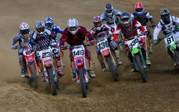 This is the second moto start I believe, and to the complete surprise of no one, Kyle Lewis grabbed the holeshot.