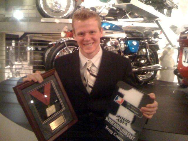 Trey won’t be running that number plate because he’s riding West now.