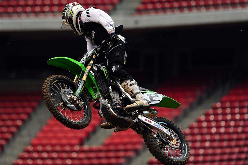 Ryan Villopoto was third-fastest with a 50.107.