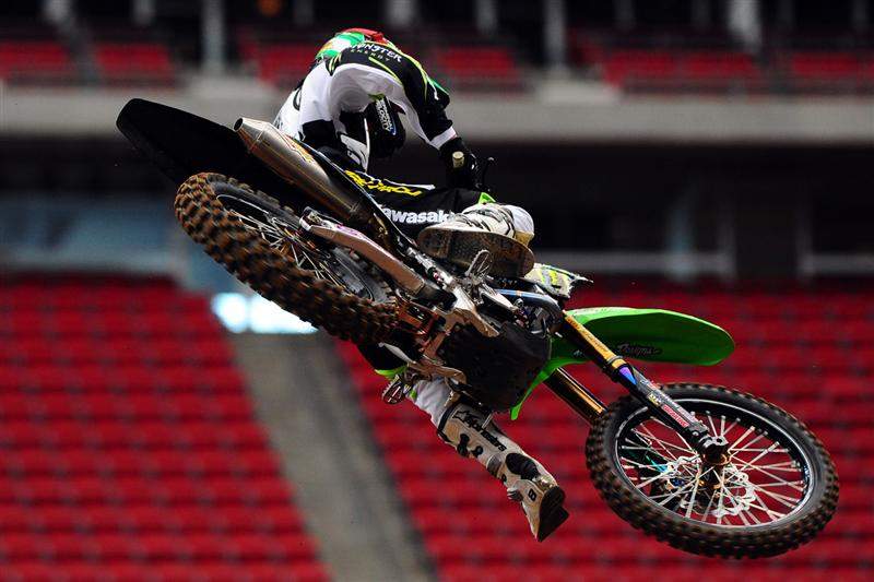 Stroupe's teammate Christophe Pourcel was second-fastest with a time he got from the first unseeded practice. He wasn't nearly as fast once they put him with the other seeded riders. He put down a 51.701.