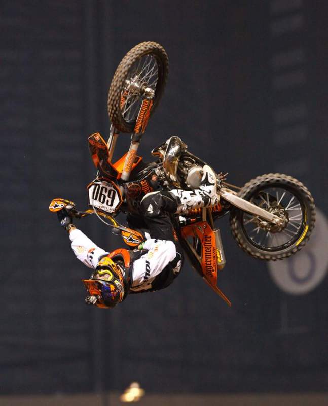 Jagermeister FMXer Cowboy Kenny Bartram