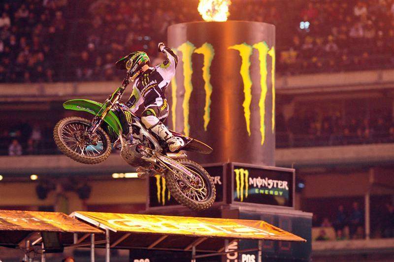 It's safe to say Jake looked comfortable on his new Kawasaki