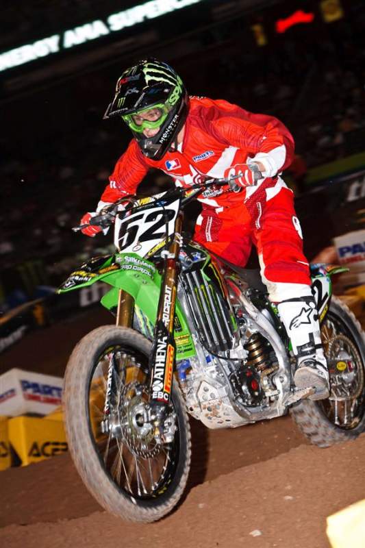 Monster Energy Cernic's Kawasaki's Bobby Kiniry